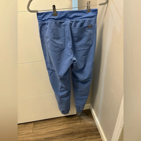 Figs Technical Collection Hospital Scrubs Pants (Women's X-Small) Blue - Picture 2 of 5
